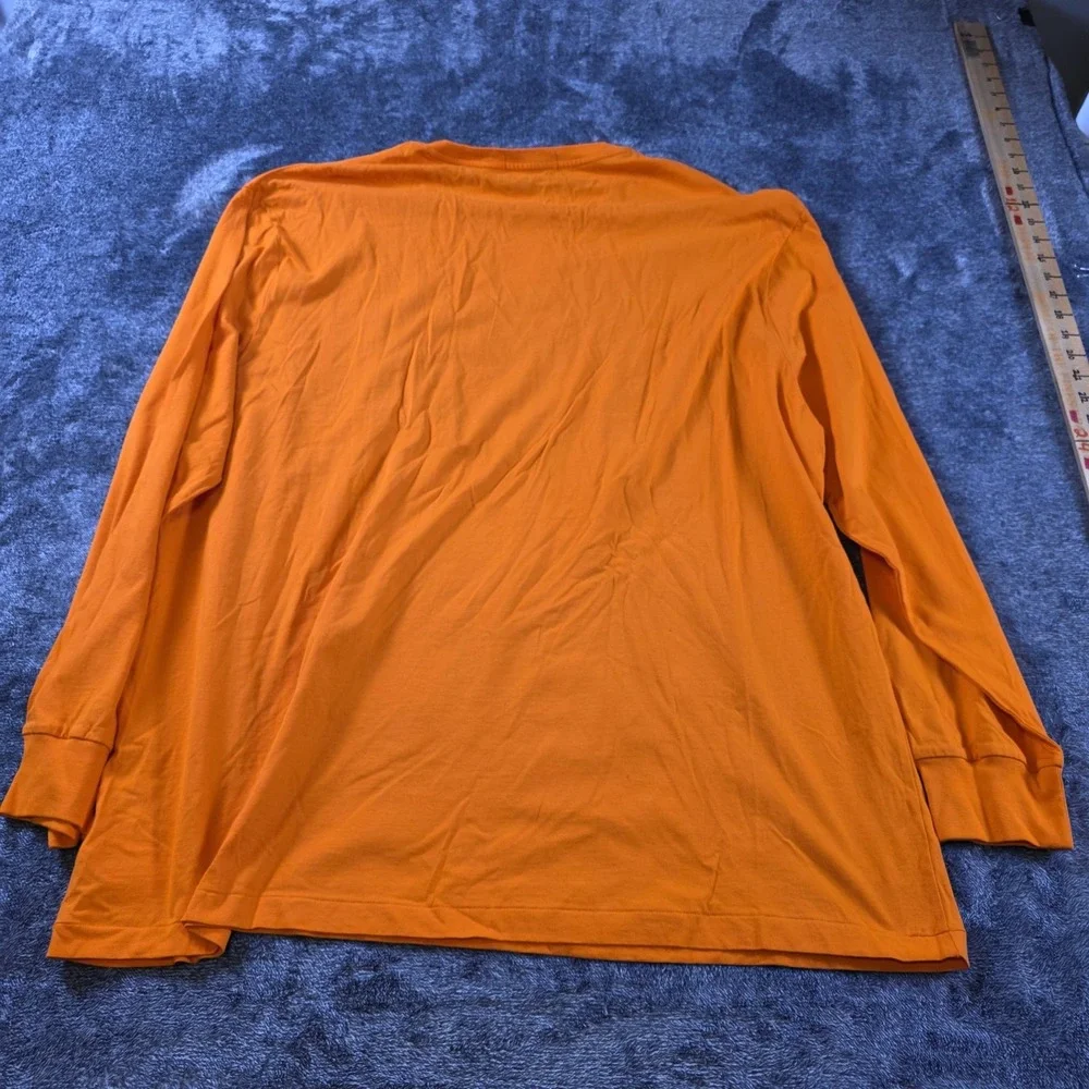 Polo Ralph Lauren Polo Ski Jersey T Shirt Mens XXL Orange Long Sleeve
